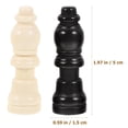 thumbnail image 2 of Hytrove Chess Pieces Only Wood 2 Sets for Chess Board 0.8x0.6x0.2in, 2 of 8