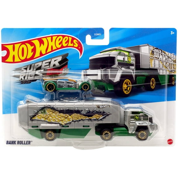 Hot Wheels Super Rigs Bank Roller Diecast Car