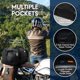 thumbnail image 4 of Waterproof Duffel Bag Roll-top Dry Duffel Bag with Quick-fixed Straps for Motorcycling, Rafting, Boating, SUP, Kayaking, Travel, 50L/70L, 4 of 5