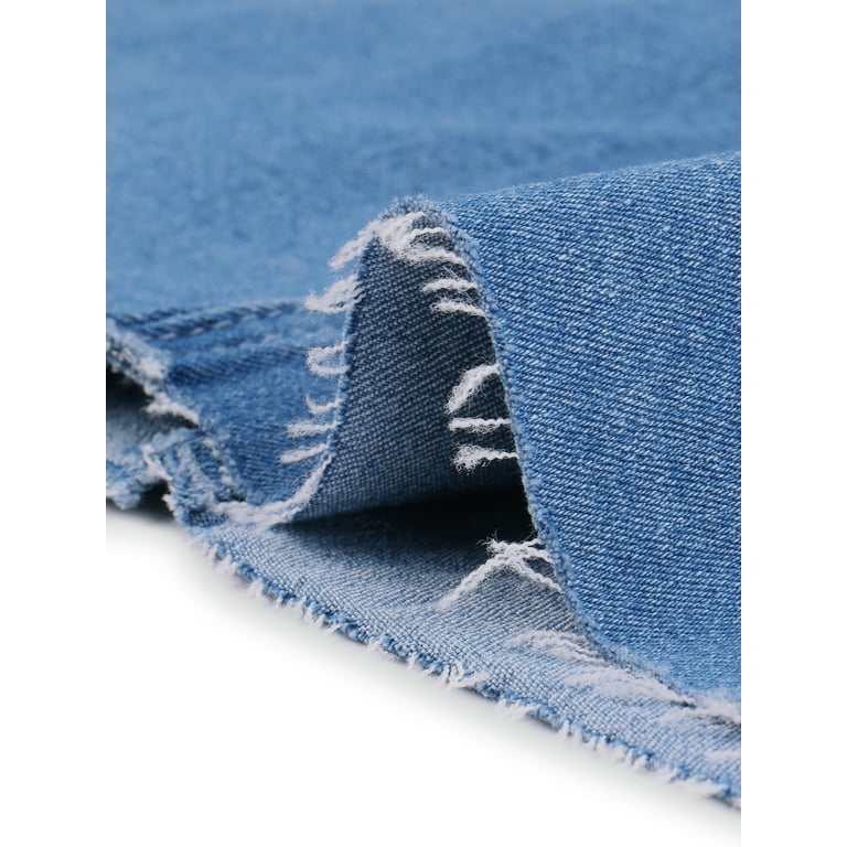 Blue denim top skirt yarn