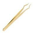 thumbnail image 2 of Serenable Eyelash Extension Tweezers Ergonomic Portable Lightweight Eyelash Tweezers Gold, 2 of 9