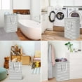 thumbnail image 3 of Freestanding Tall Laundry Hamper With Extended Handles For Dorm Family Room Storage Organization, 3 of 6