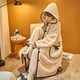 thumbnail image 3 of Conjuntos de Pijamas con capucha para mujer, ropa de dormir Kawaii, ropa de casa gruesa, trajes de otoño e invierno, nuevo, 3 of 4