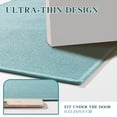 thumbnail image 3 of Alfombra de baño Chakme, ultrafina, antideslizante, 150 x 45 cm, color azul claro, 3 of 7