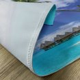 thumbnail image 5 of Ambesonne Tropical Place Mats Set of 4, Island Pasific Ocean, Standard Size, White Green Blue, 5 of 6