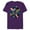 Purple, variant on Marvel Spider-Man: Across the Spider-Verse Spider-Punk Web - Short Sleeve Blended T-Shirt for Adults - Customized-Yellow