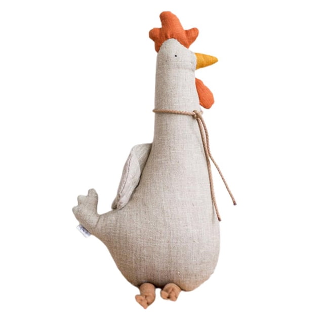 Animales De Peluche De Dibujos Animados, Cojín De Felpa De Gallo De Jirafa De Ganso De Algodón, Cojín De Animales, Decoración Para El Hogar Y La Oficina, Regalo De Cumpleaños matsuzay HA046424-02