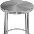 thumbnail image 5 of Meridian Furniture Tyson Brushed Silver Iron Barstool, 5 of 6