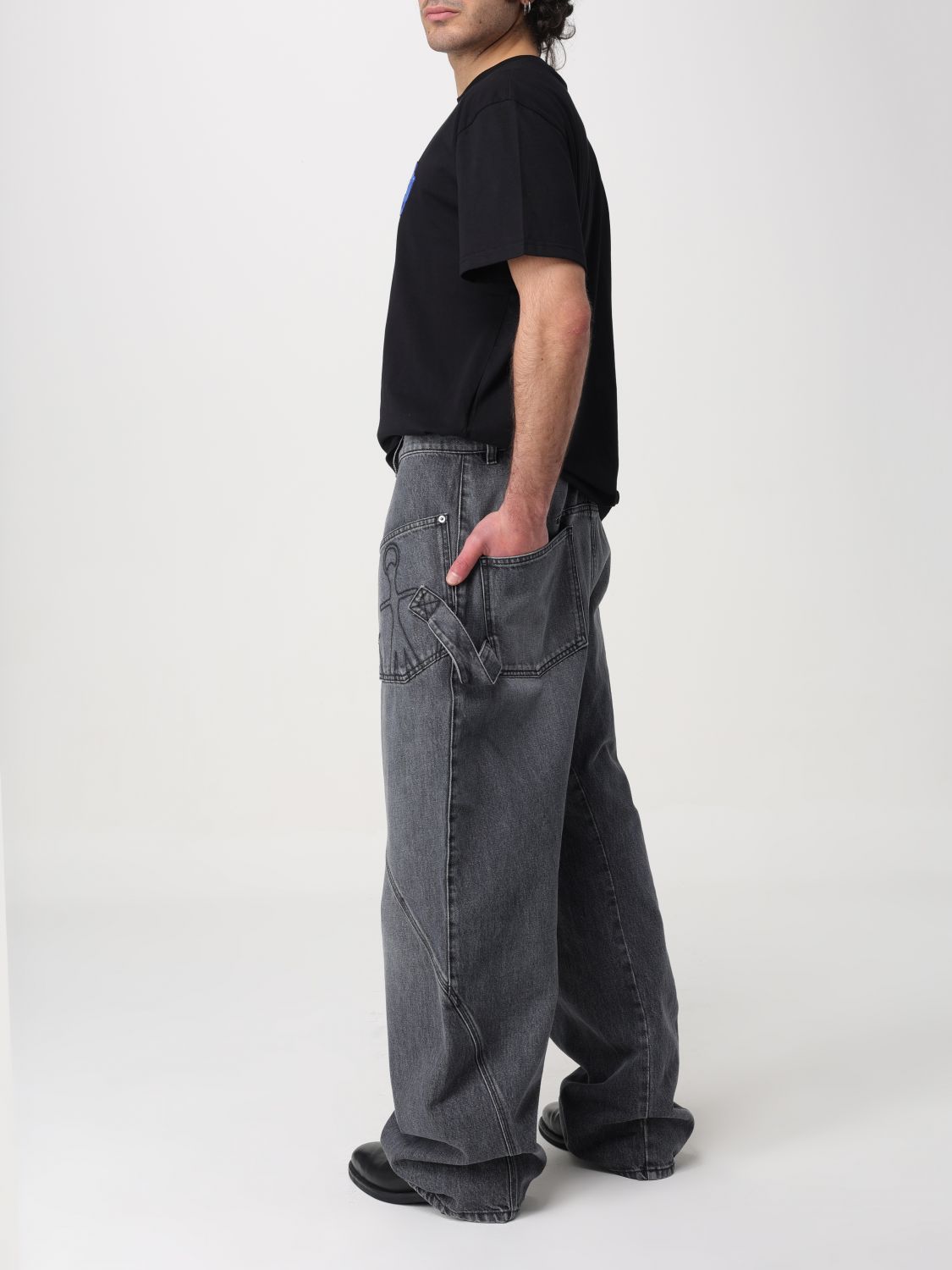 Jw Anderson Jeans Men Grey Men - Walmart.com