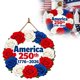 thumbnail image 1 of Esta placa de madera para la puerta, conmemorativa del 250.º aniversario del Día de la Independencia, es la elección perfecta para decorar tu hogar y mostrar tu patriotismo., 1 of 7