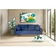thumbnail image 1 of Sofá Cama De Lino Azul Makora Modelo Brokman, 1 of 8