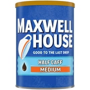 Maxwell House Medium Roast Half Caff Ground Coffee, 11 oz. Canister
