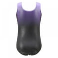thumbnail image 3 of Girls Leotards Gymnastic Dance Onesies Ballet Tank Sleeveless Colorful Shiny Leotard, for 5-14 Years, 3 of 6