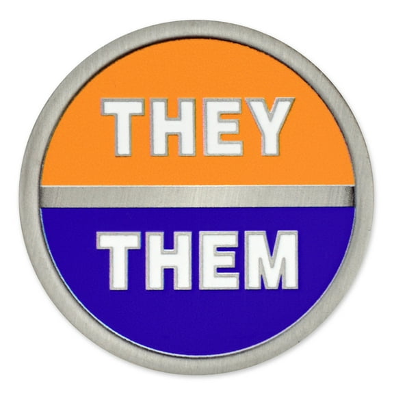 PinMart's They/Them Pronoun Pin