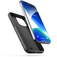thumbnail image 4 of Encased Thin Armor Designed for iPhone 15 Pro Max Belt Clip Case, Slim Phone Case with Holster (Black), 4 of 10