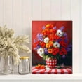 thumbnail image 2 of UXIEQU Floral Bouquet Still Life Canvas Wall Art 15.75x11.81 Inches, 2 of 8