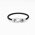 thumbnail image 5 of Pulsera de herradura pulsera de acero inoxidable joyería pulida ideal para viajeros, 5 of 5