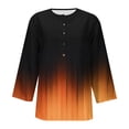 thumbnail image 4 of Womens Plus Size Tops Dressy Clearance Clothes Women Casual Long Sleeve Print Round Neck Basic Sweatshirt, 4 of 5
