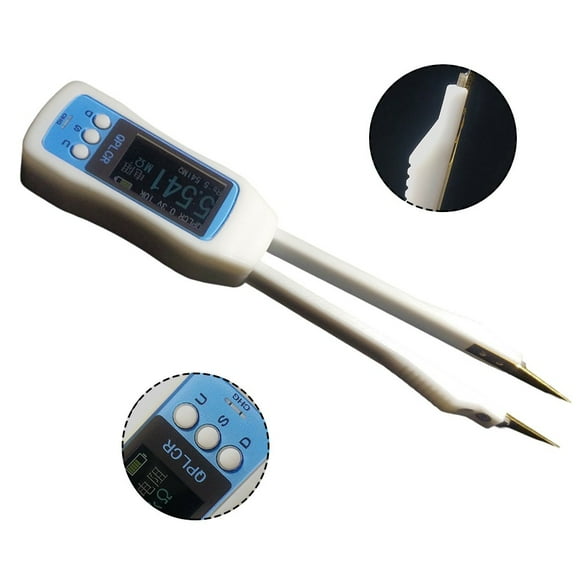 1pc 3S QPL Mini LCR Tester Bridge Tweezers Meter 100Hz/1KHz/10kHz For SMD Tools