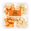 Marketside Cubed Assorted Cheese Cube Tray, 12 oz (Fresh, Plastic Cup)