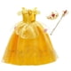 thumbnail image 1 of Vestido Floral sin mangas para niña, disfraz de princesa para fiesta, traje de La Bella y La Bestia para Halloween y Carnaval Fivean unisex, 1 of 2