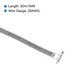 thumbnail image 2 of Uxcell 26AWG Stranded Wire Hookup 50M/164ft Grey Electrical Wire UL1007 Spool, 2 of 6