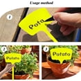 thumbnail image 5 of 4PCS Plant Label Large Tall Outdoor Waterproof Plastic T-Type Tags Durable Nursery Garden Markers for Flower Herbs, 5 of 6
