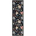 thumbnail image 2 of Safavieh Chelsea Daria Floral Runner Rug, Black/Red, 2'6" x 8', 2 of 11