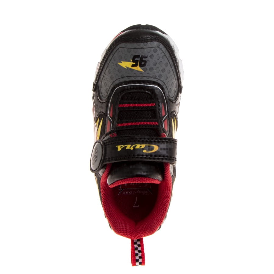 Disney Pixar Cars Lightning McQueen Hook & Loop Light-up Casual Sneakers (Toddler/Little Kids)