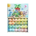 thumbnail image 2 of Bath Intenses with Surprise Inside Animals Toy 24-Pack, Kids Bath Gift Box, Fizzing Bath Balls with Hidden Toy Figures, Colorful Bath Fizzies for Children, Sea Salt Spa Bath Set for Easter Basket, 2 of 9