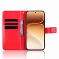 thumbnail image 5 of Wallet Case for Honor 600 Pro with Card Holder, PU Leather Flip Phone Case with Kickstand Magnetic Closure Wrist Strap Red, 5 of 5