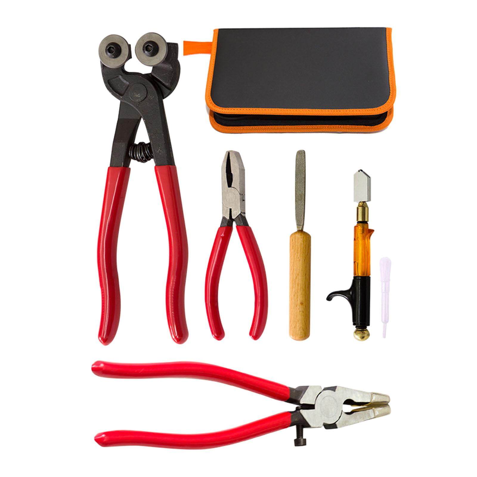 5 Pieces Heavy Duty Glass Cutter Tool Tiles Ceramic Stained Glass