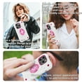 thumbnail image 4 of Decase for iPhone 15 Three-Layer Protection Case,Built-in Rotation Ring Holder Stand,Military Grade Heavy Duty Scratch Resistant Drop Proof Anti-Fall Rugged Shockproof Hard Phone Case,White/Pink, 4 of 5