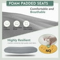 thumbnail image 3 of PayLessHere Home Office Chair - Ergonomic Mesh Desk Chair w/Lumbar Support, Grey, 3 of 7