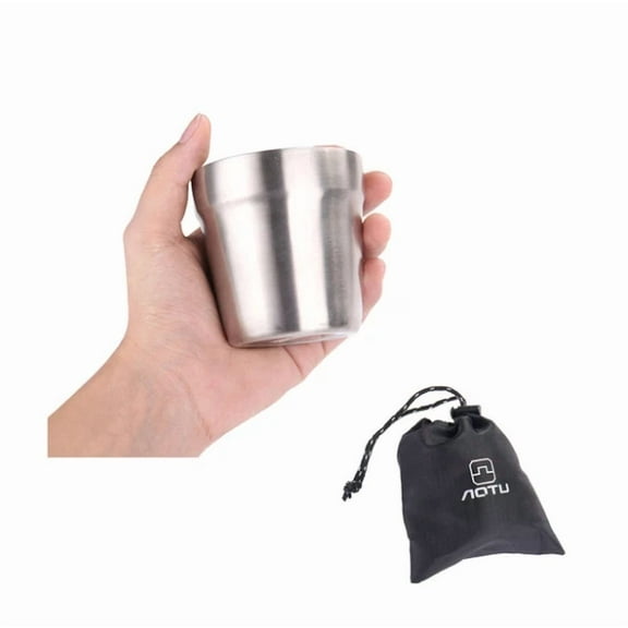Stainless Steel Coffee Mug 180Ml Portable Cup Travel Tumbler Milk Tea Water Mugs