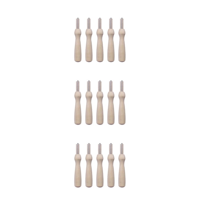 Bearachild 5 Pieces Wood Felting Handle Holder Accessory Professional Felt Tool Crafting Handicraft DIY Needlework with Type1 NO1 Bearachild CBP101119