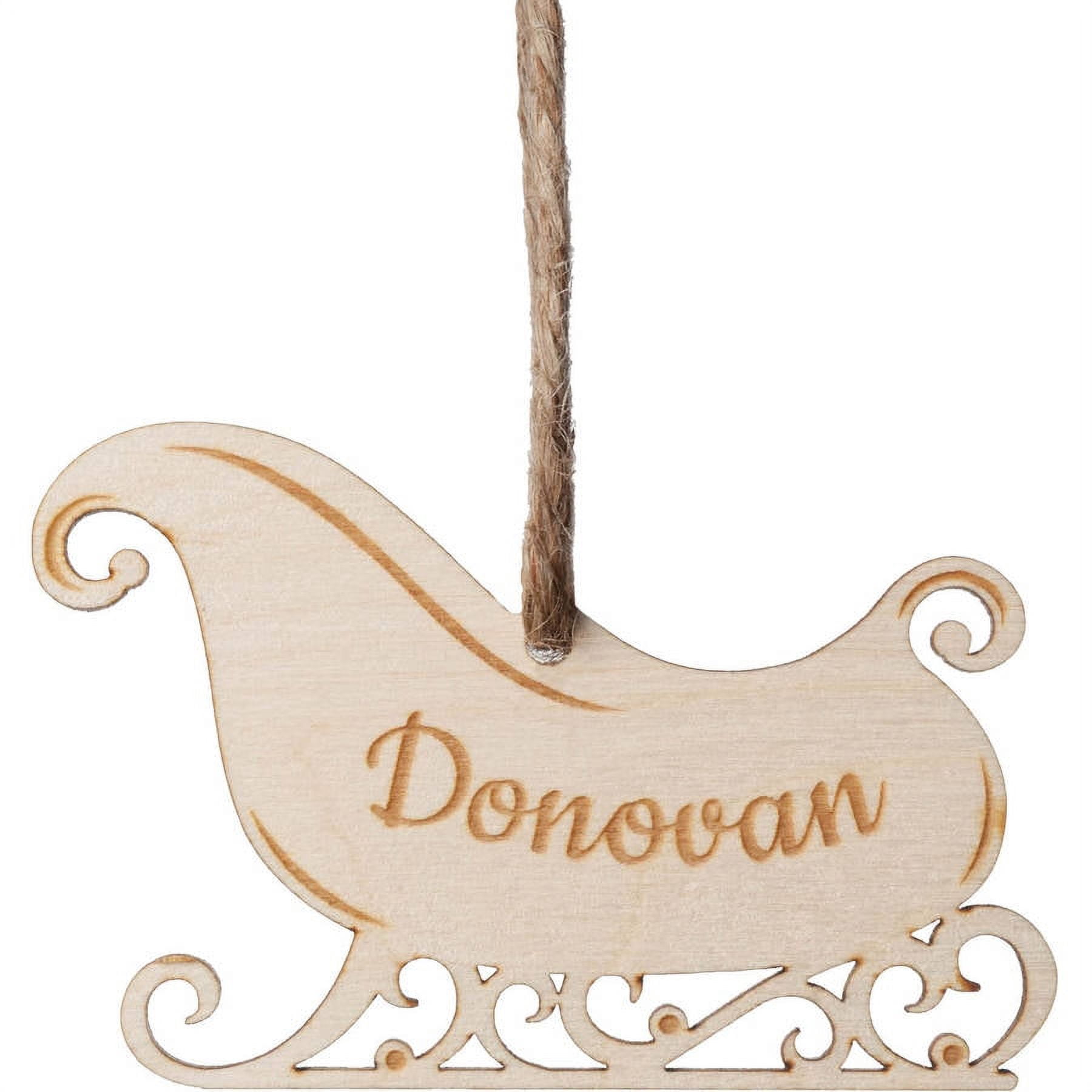 Personalized Wood Setting Tags