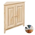 thumbnail image 3 of Wood Corner Cabinet in Natural - Built in the USA, 3 of 4