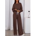 thumbnail image 3 of Conjunto de Lounge PRETTYGARDEN para Mujer 2 Piezas Marrón XXL, 3 of 8