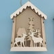 thumbnail image 5 of Christmas Decorative Supplies Luminous Small Wooden House Colorful Christmas Tree Small Decorative DIY, 5 of 8