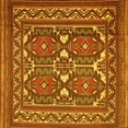 thumbnail image 1 of Ahgly Company Machine Washable Indoor Square Persian Yellow Traditional Area Rugs, 7' Square, 1 of 4
