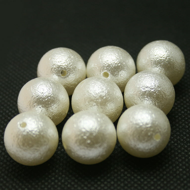 White Faux Pearls - 16 mm Fake Pearls