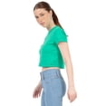 thumbnail image 2 of Playera Crop Básica Manga Corta Para Mujer Quarry Color Verde, 2 of 4