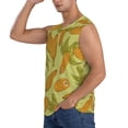 thumbnail image 3 of Easygdp Corn Men's Breathable Tank Tops Sleeveless Sporty T Shirts for Basketball, Mountaineering, Bodybuilding -XX-Large, 3 of 8