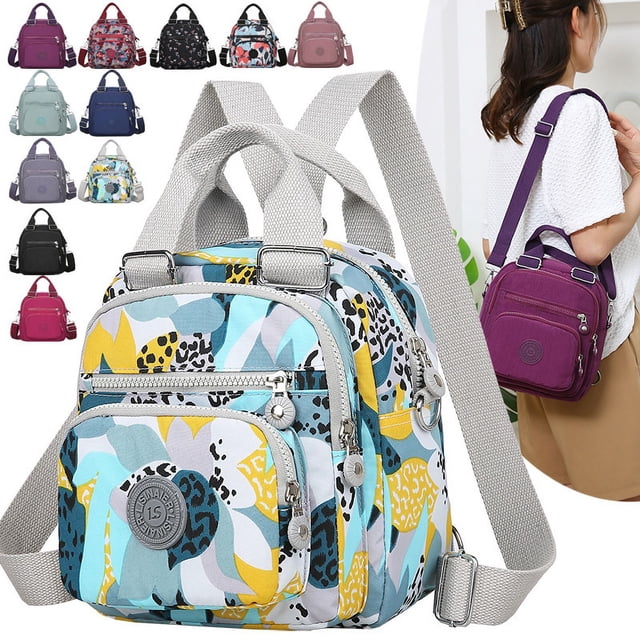 Mochila sencilla y moderna repelente al agua, de gran capacidad, informal, de tela Oxford, bolso cruzado, bolso de moda para madres