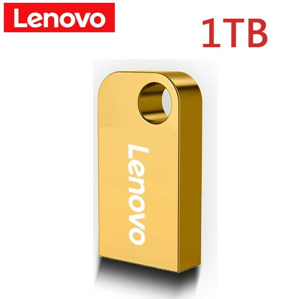 Lenovo 2TB USB 3,0 de alta velocidad de Metal USB Flash USB unidades a prueba de agua Pen Drive 1TB 512GB Memoria USB Flash de tipo C adaptador qym unisex