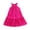 Hot Pink, variant on Lutiedan Girls Dresses Halter Neck Sleeveless Elegant Butterfly Lace A-line Midi Dress Flared Mesh Swing Party Princess Dress for 3-10 Years