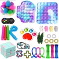 thumbnail image 1 of ITFABS Decompression Toy Set with Tie-dye Bubble, Infinite Cube Accessory, 1 of 1