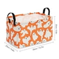 thumbnail image 3 of Halloween Rectangle Storage Basket with Handles,Collapsible Storage Bin,ks Box,Gift Basket E, 3 of 9