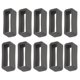 thumbnail image 1 of 10pcs Correa de reloj Retención de aro Retenedor de bucle Soporte de Gris Sunnimix Correa de reloj de goma, 1 of 8